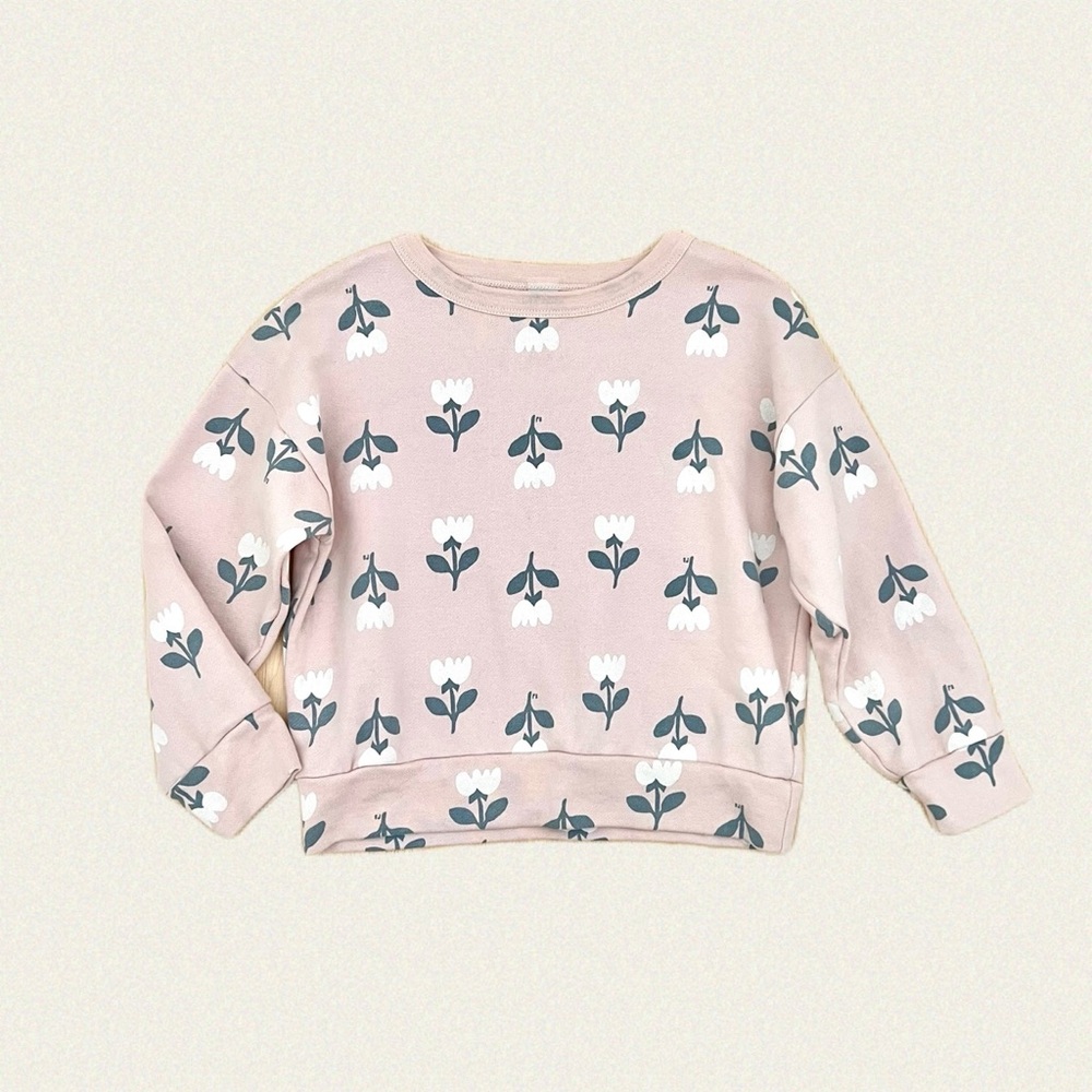 Petit Bateau Floral Sweatshirt